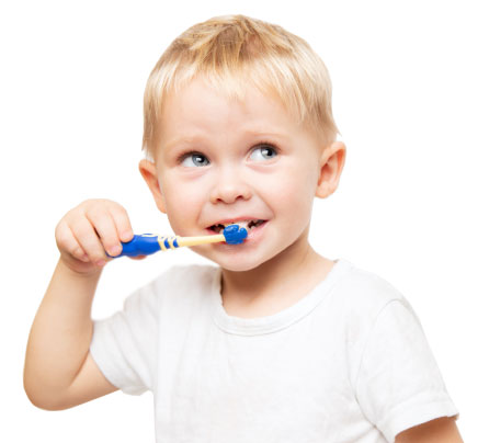 Toddler Brushing